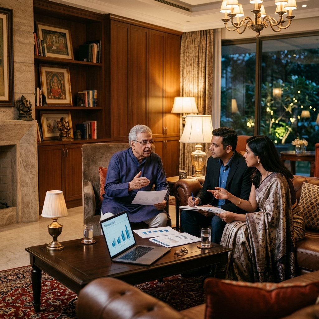 Indian business family at a crossroads
